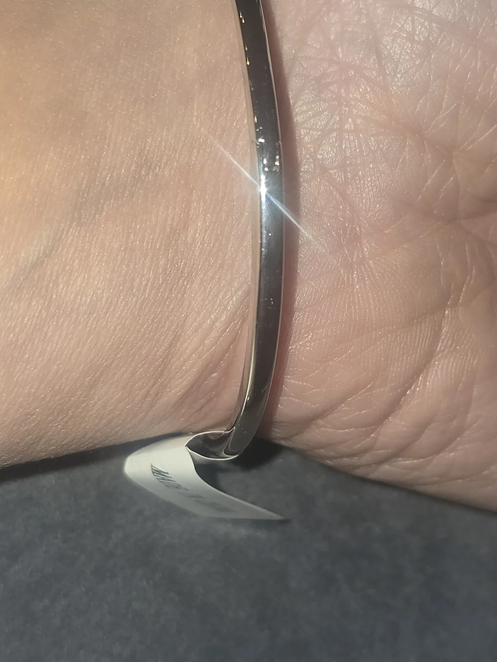 22kwgp Dubai Silver Clear Crystal Wrap Bracelet